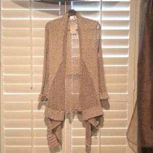 Michael Kors chunky cardigan sand NWT